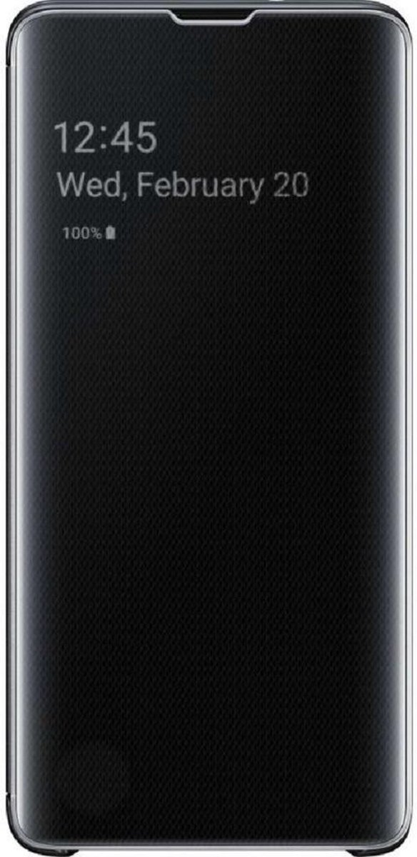 Flip Stand Cover voor Samsung Galaxy Note 10 Zwart