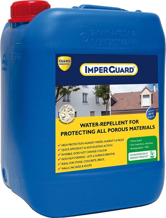 Hydrofuge / imprégnation hydrofuge pour la protection des façades et toitures contre l'eau - Imperguard - 5L