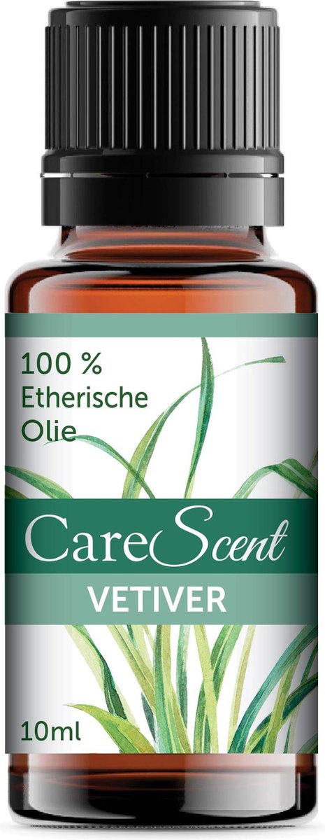 Goedkoopste CareScent Vetiver Olie - Etherisch - Aromatherapie - Essentiële Olie - Geur Aroma Diffuser - 10 ml