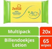 Zwitsal Baby Wipes Lotion - 1300 lingettes (20x65 pièces)