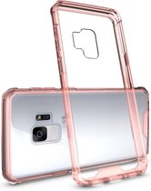 Samsung Galaxy S9 Back cover Transparant Air Hybrid Rose goud