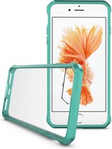 Iphone 8 Plus Back cover Transparant Air Hybrid Mintgroen