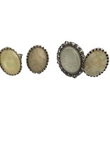Petra's Sieradenwereld - Set van 4 ringen mix kleur (124)