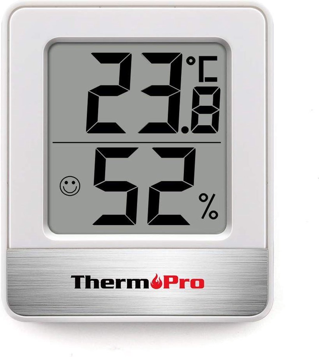 ThermoPro TP49 2 Pièces Hygromètre Numérique Thermomètre Intérieur  Humidimètre Thermomètre d'Ambiance avec Température 