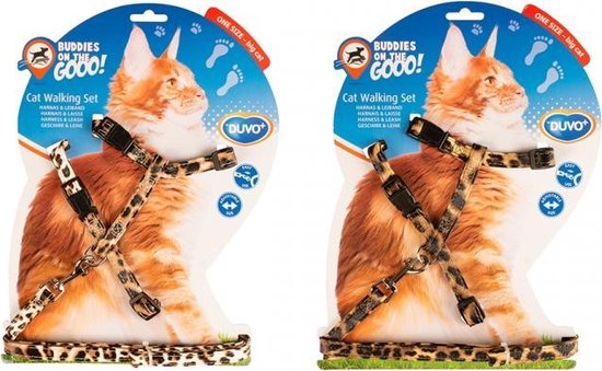 Harnais Pour Chat Gros Chat Leopard 30 50cm 12mm 125cm Couleurs Melangees Par 2 Pieces Bol Com