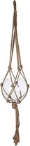 Mica Decorations carice hangende glazen bal met touw transparant maat in cm: 140 x 25 - TRANSPARANT