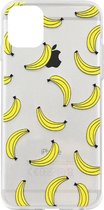 ADEL Siliconen Back Cover Softcase Hoesje Geschikt voor iPhone 11 Pro Max - Bananen Geel