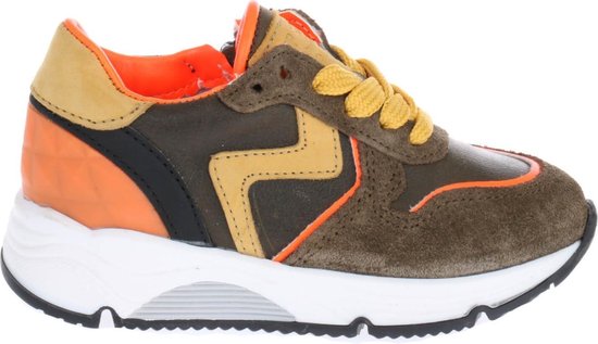 HIP H1220 Sneakers Groen Geel Oranje - Maat 34 | bol.com