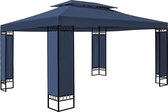 Deuba Paviljoen Elda blauw XXL 3 x 4m