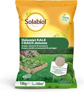 Solabiol Dolomiet Kalk - 10 kg - Kalksteen Gazon - Kalkkorrels Siertuin en Moestuin - Inclusief Magnesium