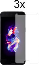 OnePlus 5 Screen Protector Glas - Beschermglas OnePlus 5 Screenprotector - 3 stuks