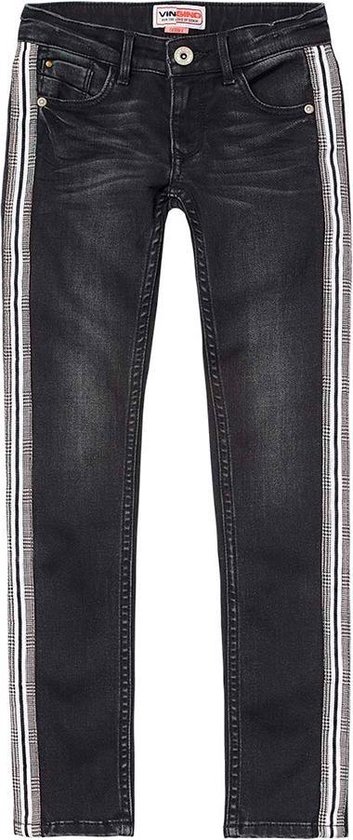 Vingino Meisjes Jeans - Black - Maat 146 | bol.com