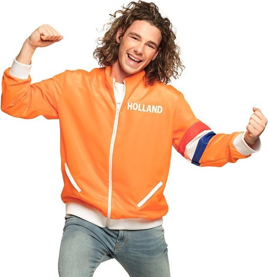 Oranje/holland fan artikelen kleding voor heren trainingsjasje maat  X-large(54) -... | bol.com