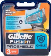 Gillette Fusion Proshield Chill Navulmesjes - 3 Stuks