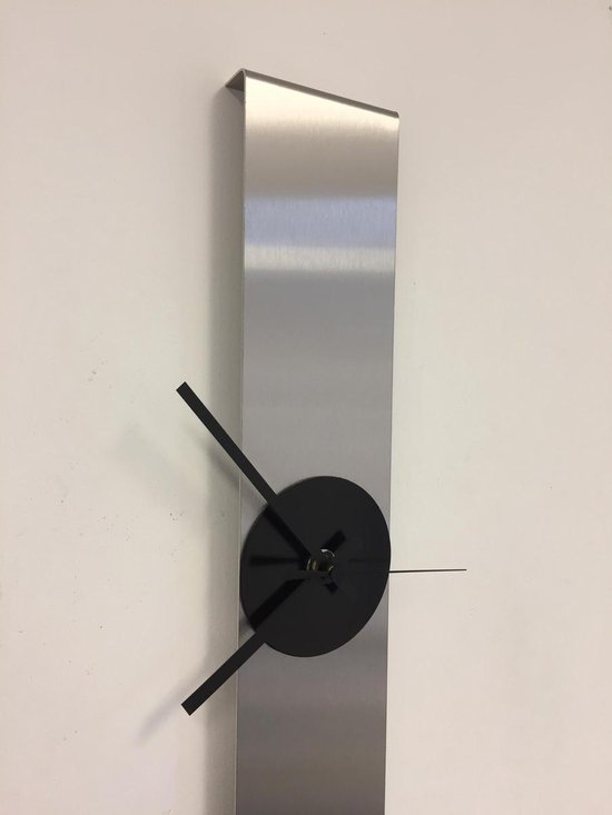 Wandklok SUMMIT BLACK MODERN DESIGN