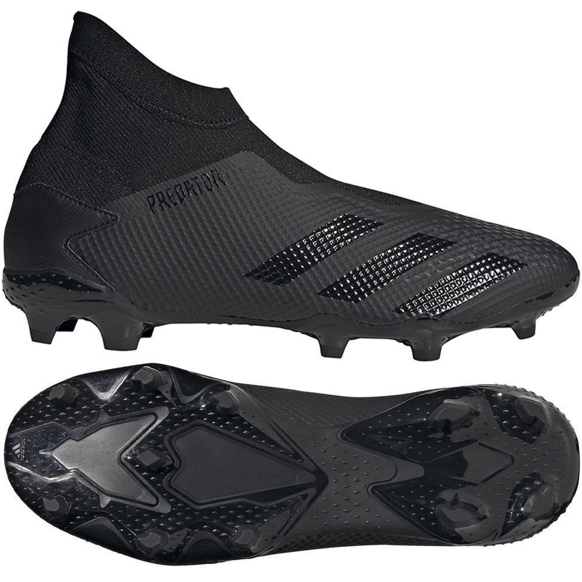 adidas Predator 20.3 Laceless FG Sportschoenen - Maat 41 1/3 - Mannen -  zwart | bol.com