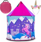 LifeGoods Speeltent - Vanaf 3 Jaar - Incl. Tiara - Roze