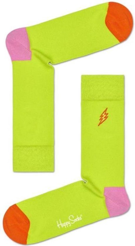 Happy Socks Flash Half Socks - Calzini Corti Unisex, EU 41-46, Lavabili In Lavatrice, Streetwear