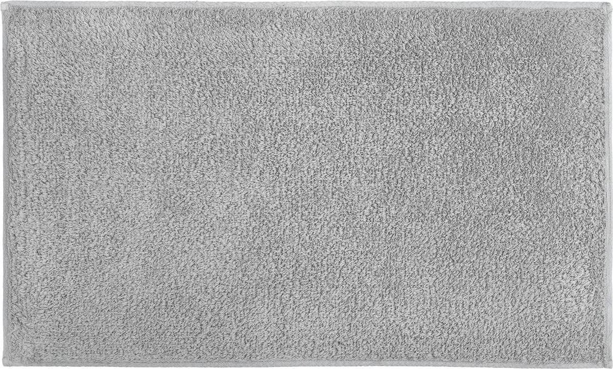 Badmat Finn zilver grijs 50x80cm