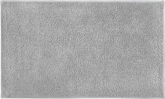 Badmat Finn zilver grijs 50x80cm