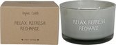 My Flame Relax Refresh Recharge - Geurkaars - Sojawas - 3 lonten