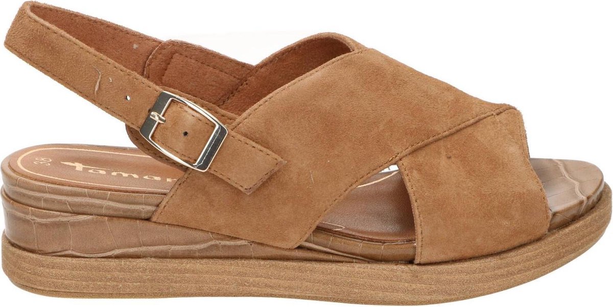 Tamaris TOUCH it Cognac Sandalen Dames 37 | bol.com