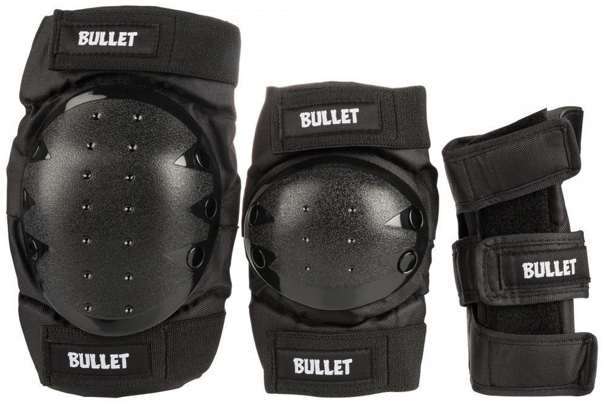 Bullet 3-delige volwassenen skate beschermset