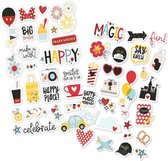 Simple Stories: Say Cheese 4  Puffy Stickers 4"X6" 2/Pkg (SAY10542)