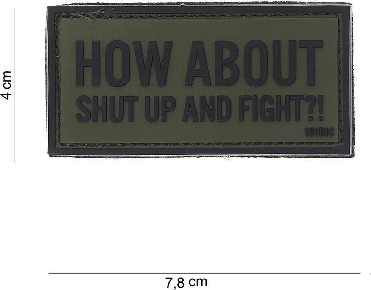 How about, shut up and fight?!