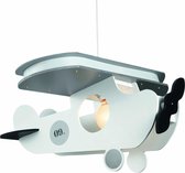 BINK Bedding - Hanglamp  - Vliegtuig - Wit Zwart