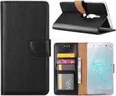 portemonnee hoesje met opbergvakjes voor Sony Xperia XZ2 Premium case Zwart
