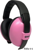 Casque de protection auditive Baby Banz spécialement conçu pour les bébés et les tout-petits, couleur rose (3-36 mois)