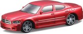 Bburago Dodge CHARGER R/T rood schaalmodel 1:43