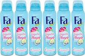 FA Deodorant Spray Summertime Moments - 6 x 150ml - Voordeelverpakking