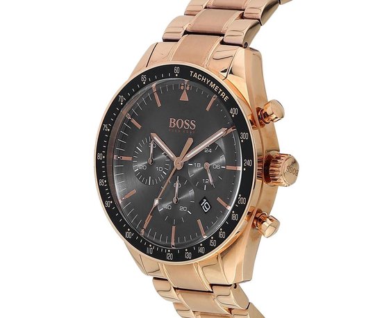 bol.com | Hugo Boss Trophy 1513632 Horloge - RVS - Rosékleurig - Ø 44 mm