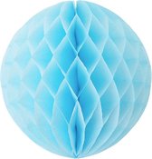 5 x Licht blauwe Honeycomb 35 cm - baby borrel / shower versiering