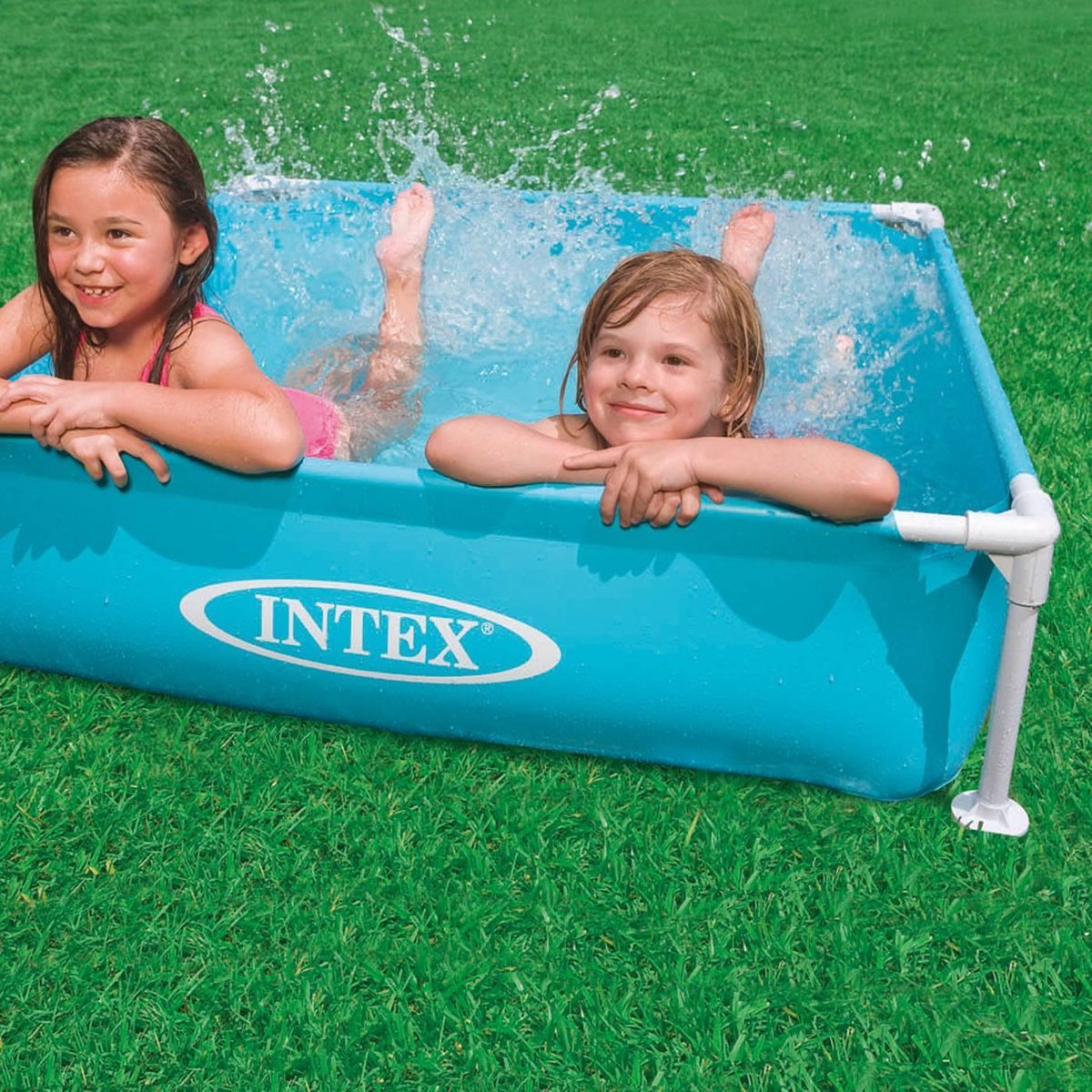 Intex Mini Frame Opzetzwembad - 122 x 122 x 30 cm — afbeelding 2