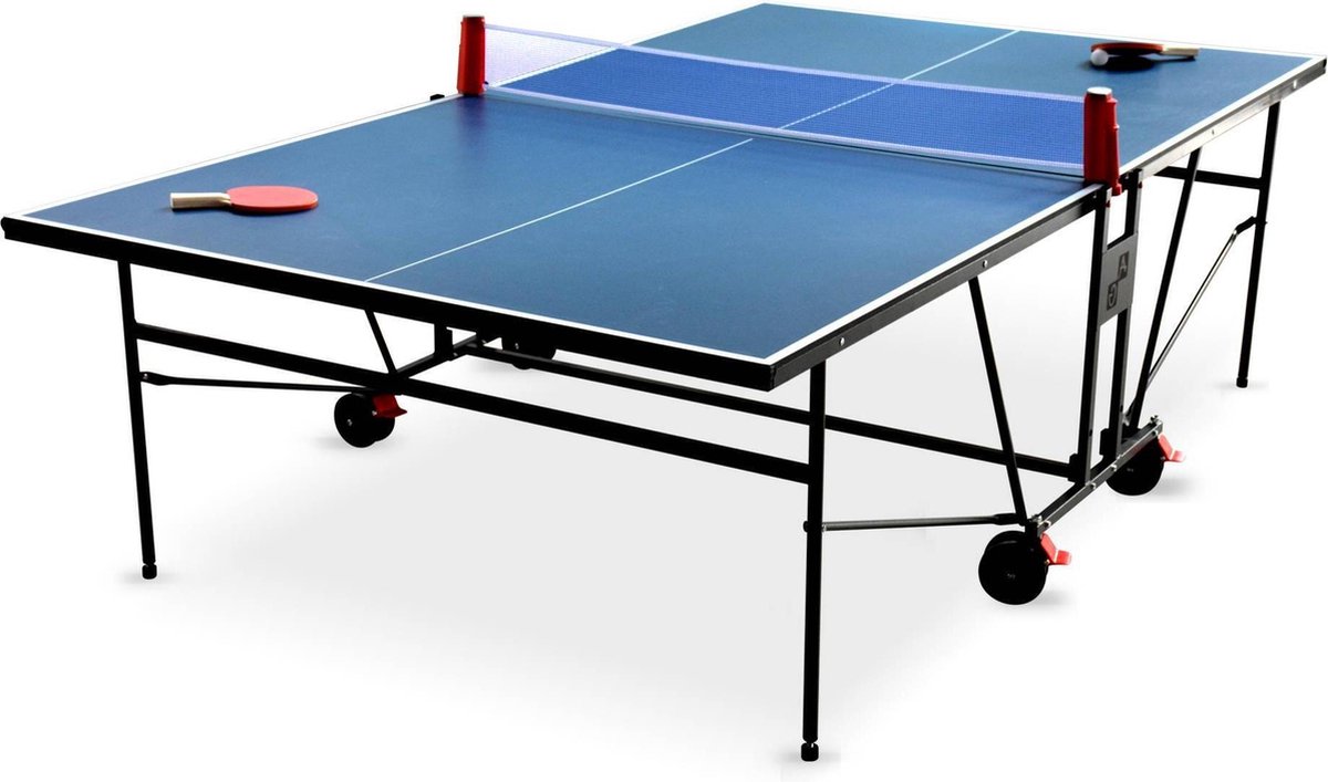sweeek - Pingpongtafel indoor, met 2 batjes en 3 ballen, voor binnengebruik