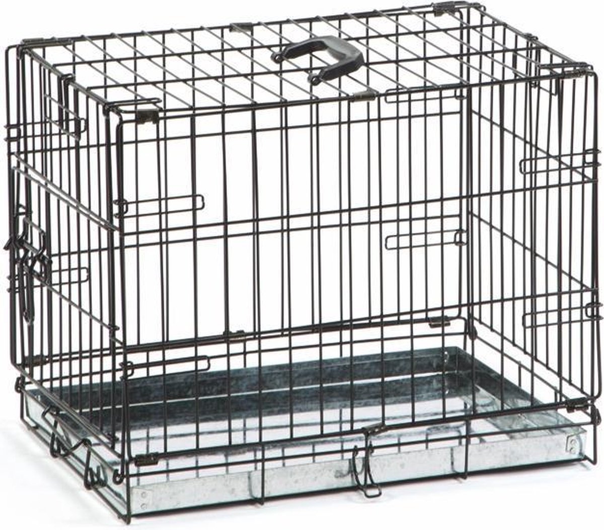 Beeztees - Hondenbench - 1 Deurs - Zwart - XS - 49x36x40 cm