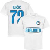 Atalanta Bergamo Ilicic 72 Team T-shirt - Wit - 5XL