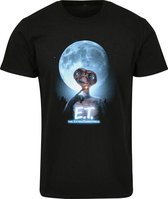 Heren T-Shirt E.T. Face Tee zwart
