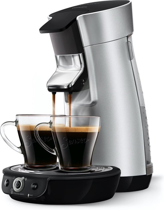 Philips Senseo Viva Café Duo Select HD6566/10 - Koffiepadapparaat - Zilver  | bol