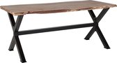 Beliani VALBO - Eettafel - lichte houtkleur - acaciahout