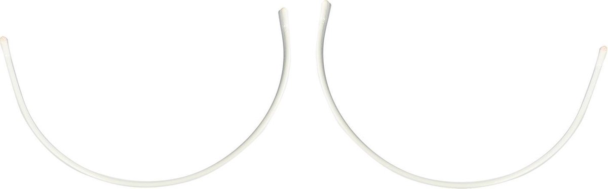 BH-Beugels Set - Beha Beugel vervangen of repareren - Beugelmaat Laag 02 (Lengte 16,3 cm, Diameter 11,5 cm)