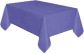 Tafelkleed Plastic konings blauw XL 137x274cm / Let op dit is dun plastic geen tafelzeil