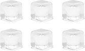 Kikkerland Herbruikbare ijsblokjes (set van 30) - Ijsblokjesvorm - Transparant