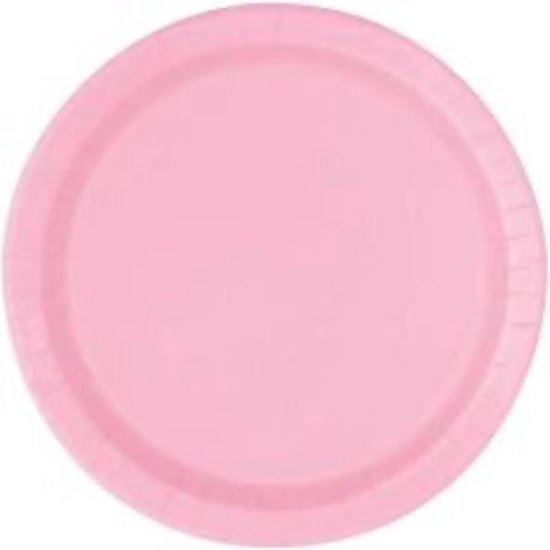 revolutie Monet Mens Kartonnen Bordjes roze 18 cm 20st - Wegwerp borden - Feest/verjaardag/BBQ  borden /... | bol.com
