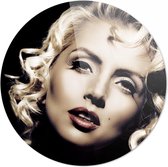 Marilyn Monroe | Eric Kuster Style | 90 x 90 CM | Wanddecoratie | Schilderij | 5 mm dik plexiglas muurcirckel