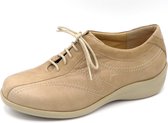 Durea Dames Veterschoen 6997-4561Taupe/Desert - Wijdte M - Maat 4½