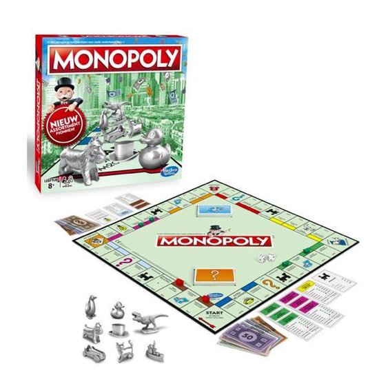 Thumbnail van een extra afbeelding van het spel Spelvoordeelset Monopoly Classic Nederland - Bordspel & Codenames - Duet